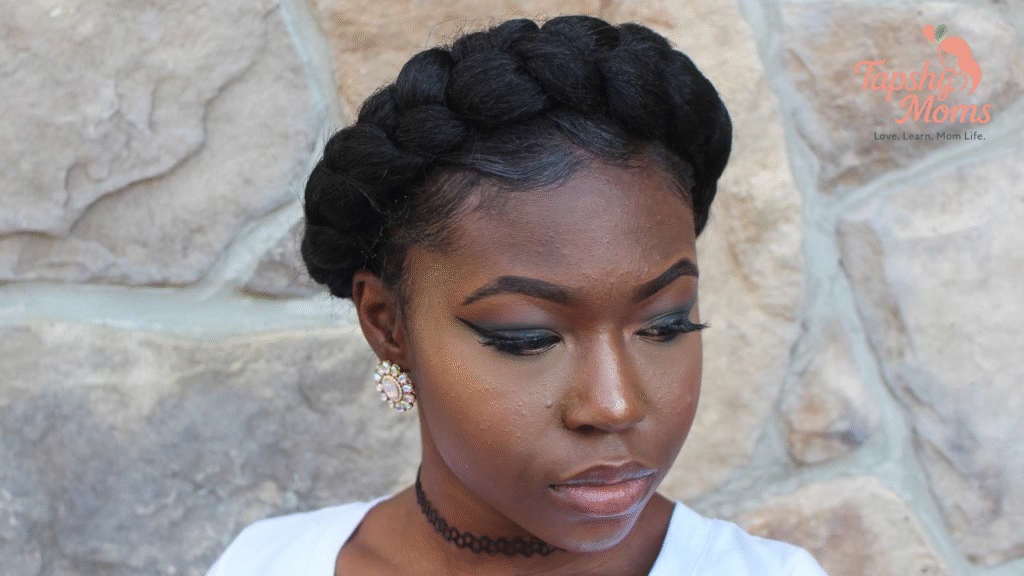 Braided Crown Updo