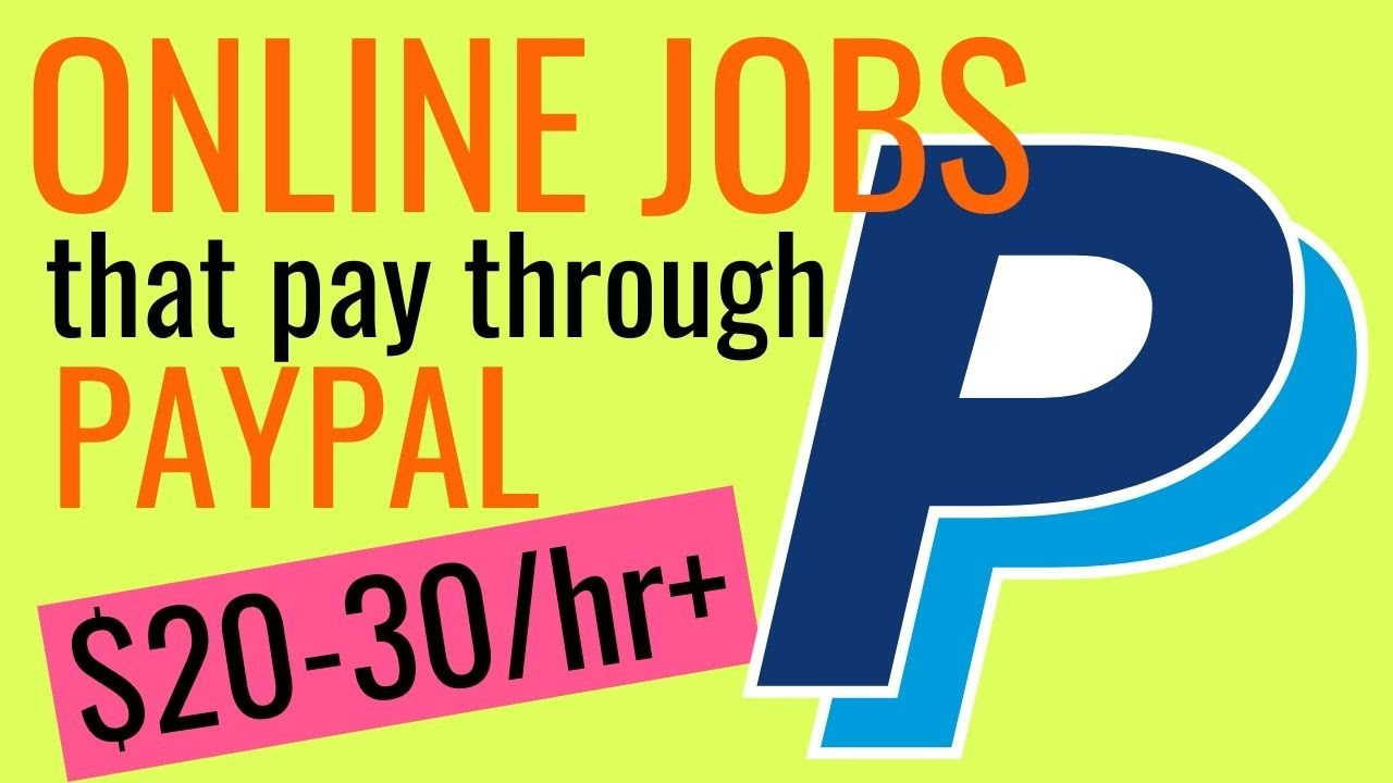 Top 5 Work-From-Home Jobs That Pay Weekly via PayPal