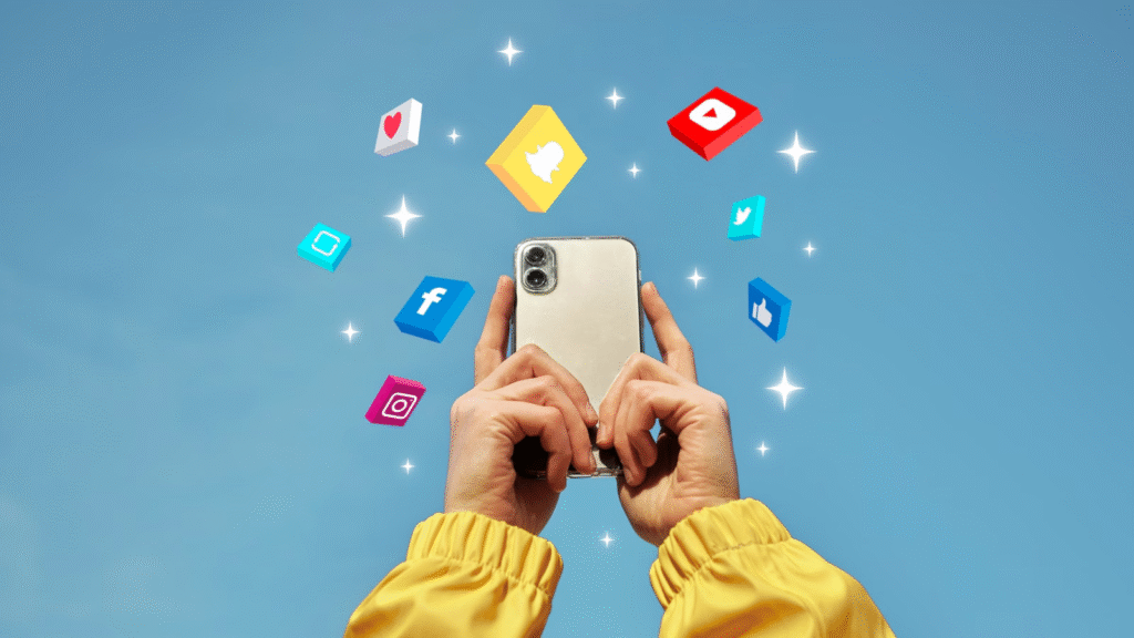 Work Online Using Smartphone  on  Social Media & Content Creation